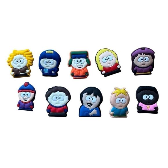 South Park Accessories - South Park Croc Shoe Charms / Jibbitz Pack Of 10